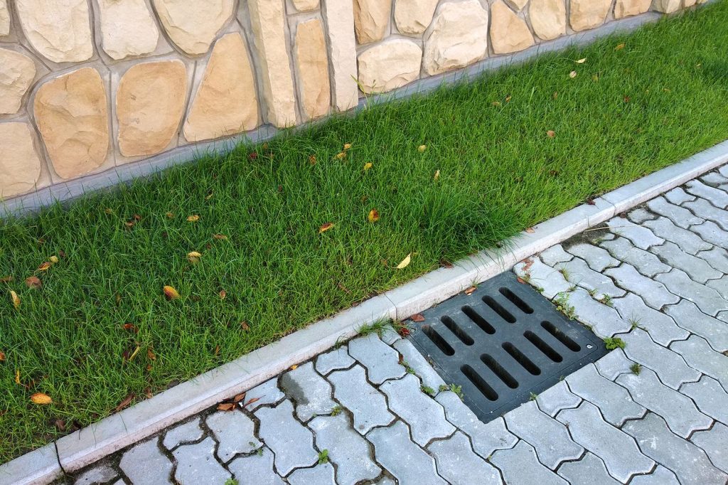 clean and unblocked stormwater drain
