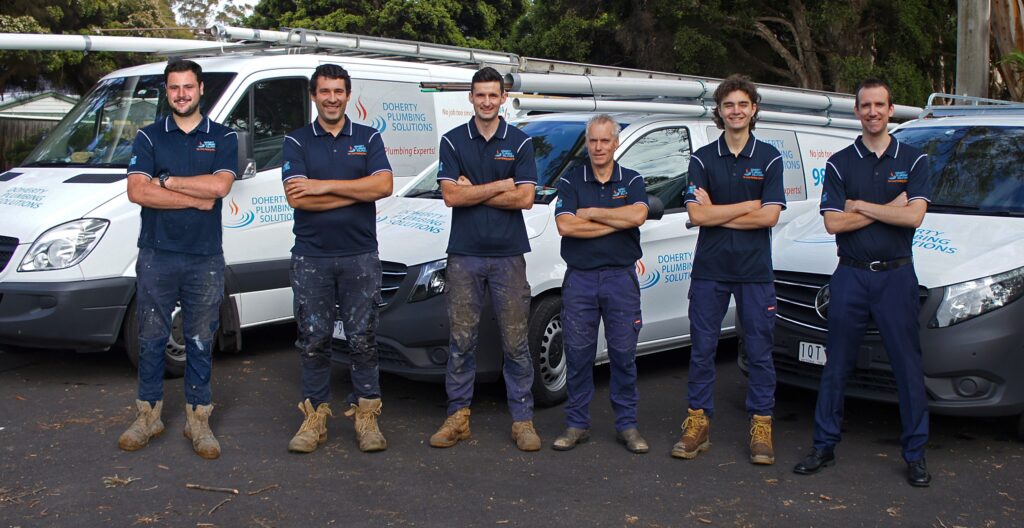 Doherty Plumbing Solutions van in Melbourne’s eastern suburbs