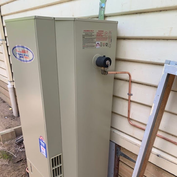old hot water system replaced with a new system by local burwood plumber doherty plumbing.