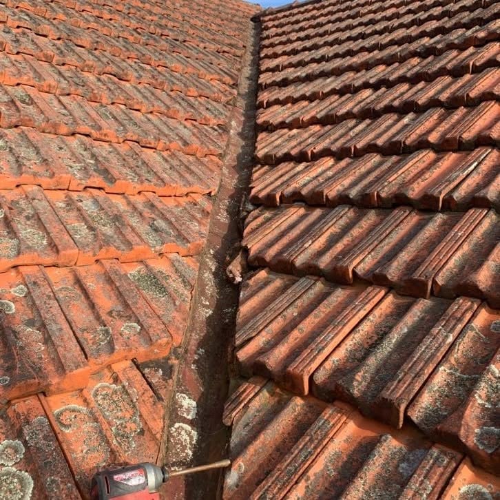 New chimney flashing and valley seals on a Glen Iris terracotta roof
