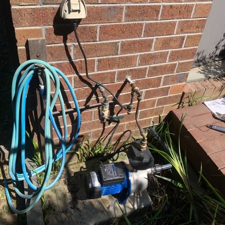 Rainwater tank pump replacement in Burwood